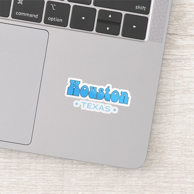 Houston Texas Sticker (Detail)