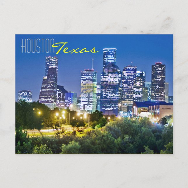 Houston, Texas, U.S.A. Postcard (Front)