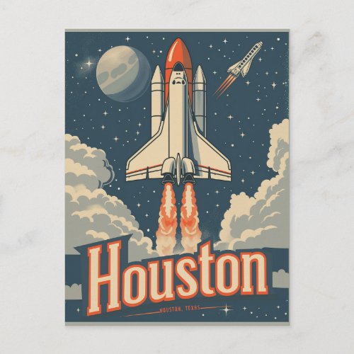 Houston Texas Vintage Postcard