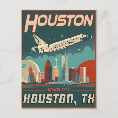 Houston Texas _ Vintage Postcard