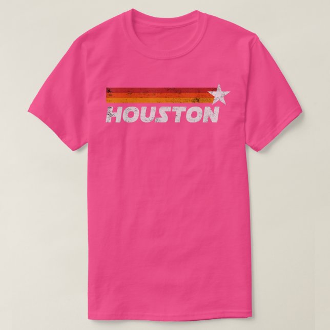 Houston Texas Vintage  T-Shirt (Design Front)