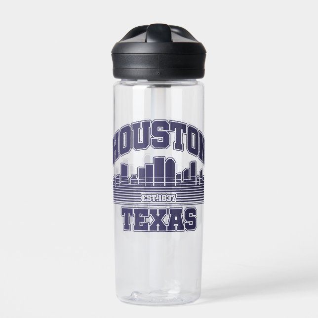 Houston,Texas Water Bottle (Front)