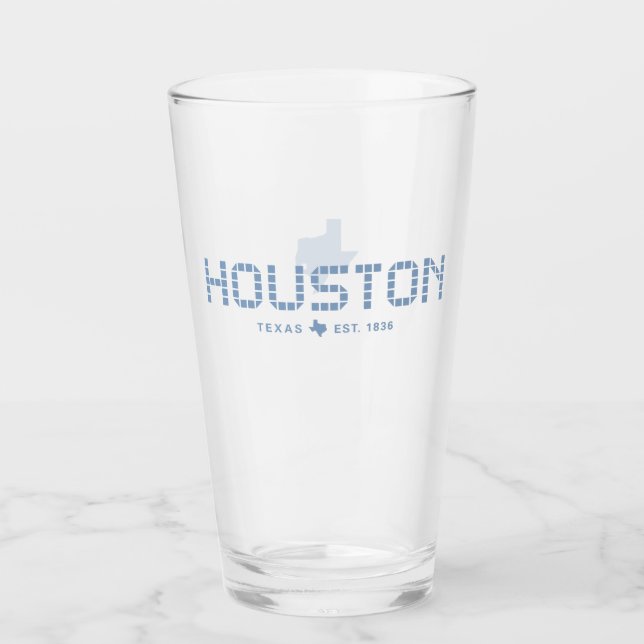 Houston Tile, Blue Tile, Houston Texas Glass (Front)