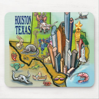 Houston TX Mouse Pad