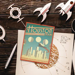 Houston, TX Postcard