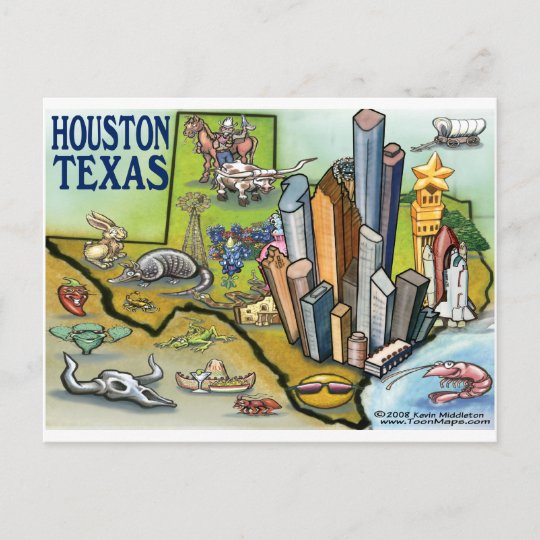 Houston TX Postcard
