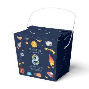 Houston We Have A 8 Year Old 8th Birthday Party Favor Boxes