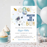 Houston We Have A Boy Astronaut Space Baby Shower