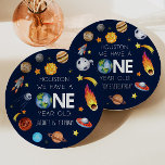 Houston We Have A One Year Old 1st Birthday Party Paper Plates<br><div class="desc">These are Houston We Have A One Year Old 1st Birthday Party Paper Plates!</div>
