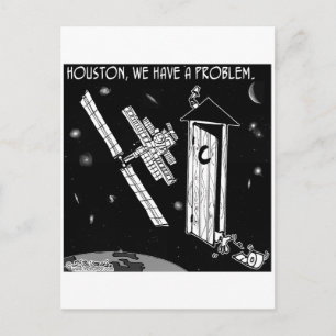 Houston, We Have A Problem Postcard