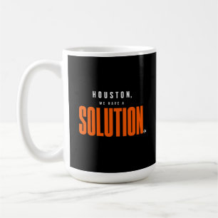 Houston We Have a Solution Soccer Orange Coffee Mug