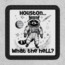 Houston... What the hell? Adorable Raccoon Patch