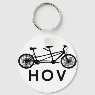 HOV Tandem Bicycle Keychain