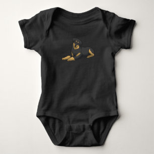 Hovawart Dog Baby Bodysuit