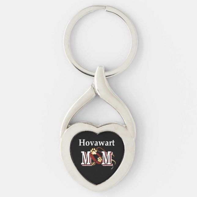 hovawart mom keychain (Front)