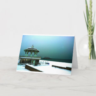 Hove Bandstand in Winter, Brighton Card