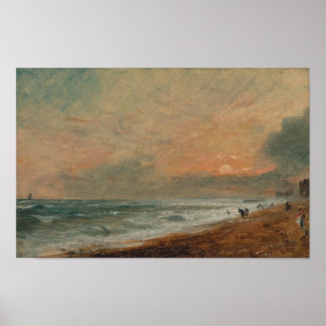 Hove Beach – John Constable Poster (Front)