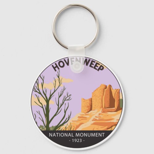Hovenweep National Monument Cutthroat Castle Keychain