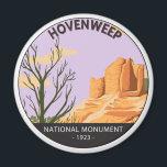 Hovenweep National Monument Cutthroat Castle Magnet<br><div class="desc">Hovenweep vector artwork design. Cutthroat Castle is unique due to the lack of a spring,  the numerous kivas and the fact that much of the architecture sits below the rim.</div>