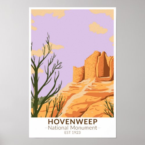 Hovenweep National Monument Cutthroat Castle Poster