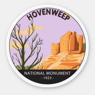 Hovenweep National Monument Cutthroat Castle Sticker