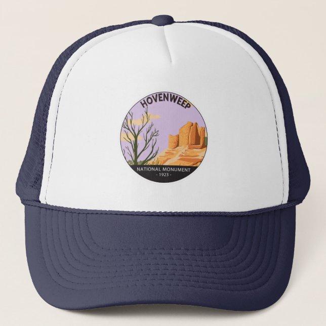Hovenweep National Monument Cutthroat Castle Trucker Hat (Front)