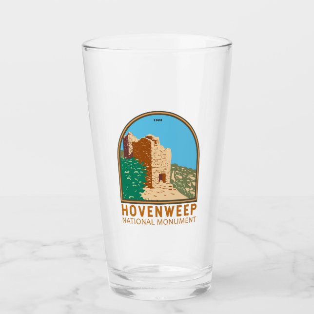 Hovenweep National Monument Vintage Glass (Front)