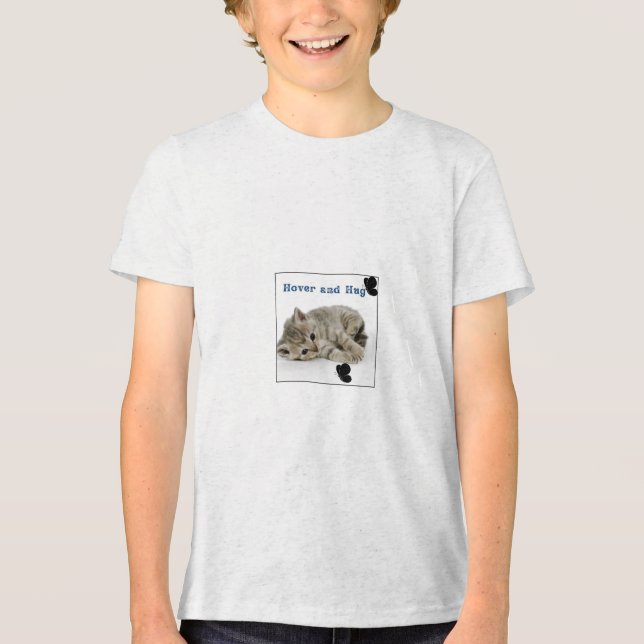 Hover and Hug  Tri-Blend Shirt (Front)
