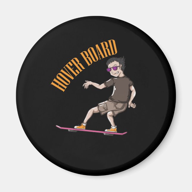 Hover Board Design Marty Magnet (Front)