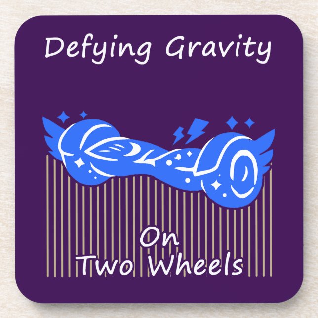 Hoverboard Beverage Coaster (Front)