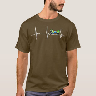 Hoverboard Heartbeat Electric Scooter Pulse Line E T-Shirt