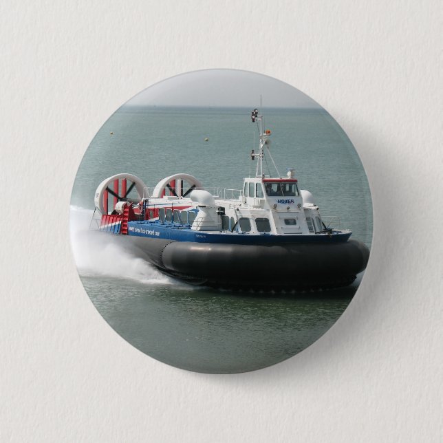 Hovercraft (7343) Pin/Badge Pinback Button (Front)