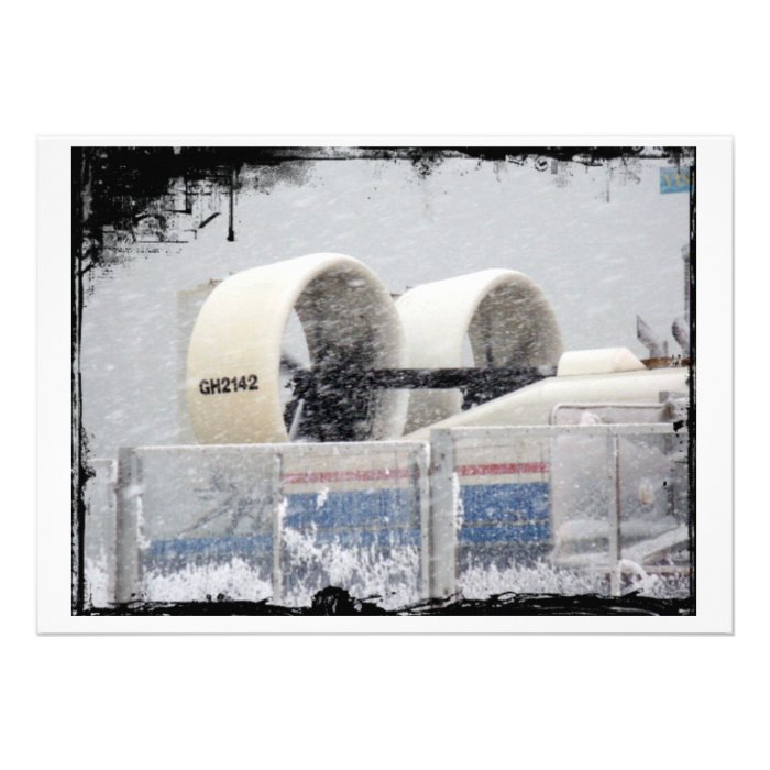 Hovercraft Propellors in Snow card Announcements