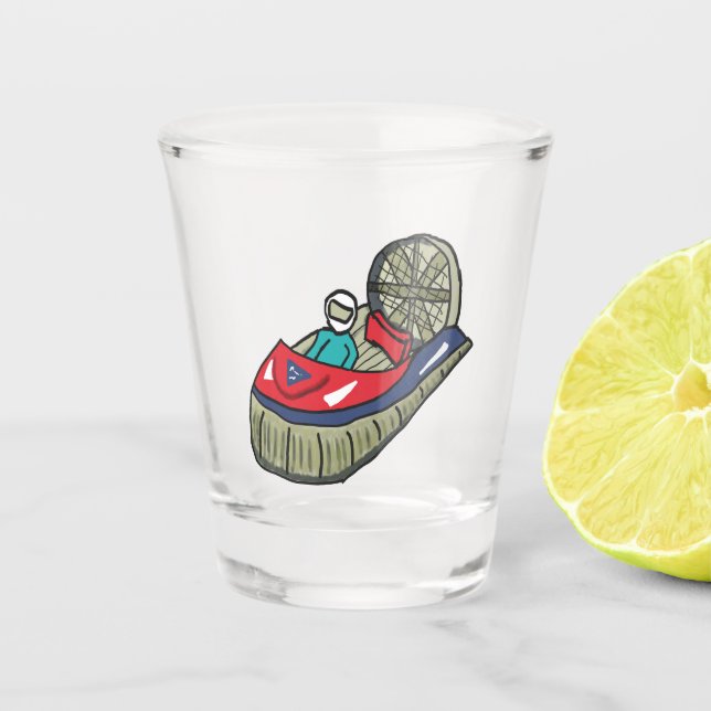 Hovercraft Shot Glass (Front)