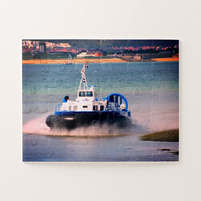 Hovercraft transport jigsaw puzzle (Horizontal)