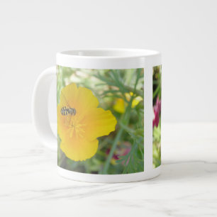 Hoverfly and Californian Poppy Mug