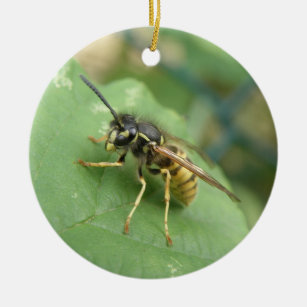Hoverfly Macro Ornament
