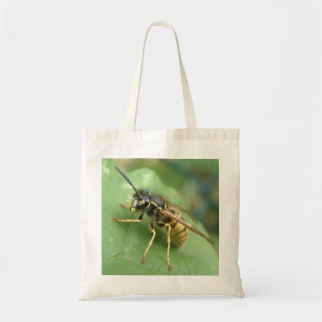Hoverfly Macro Tote Bag (Front)