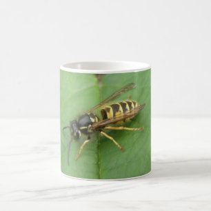 Hoverfly on a Leaf Mug