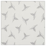 Hovering Hummingbird Tossed Print Fabric