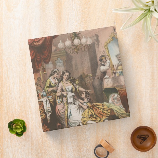 Hovey's Cocoa Glycerine, Circa 1860 3 Ring Binder (In Situ)