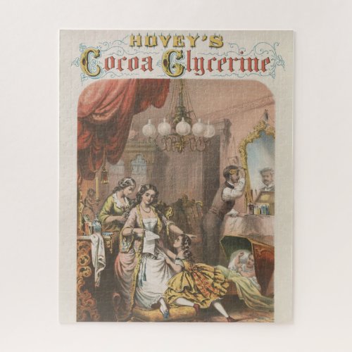 Hoveys Cocoa Glycerine Circa 1860 Jigsaw Puzzle