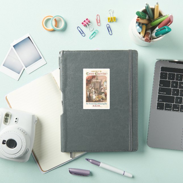 Hovey's Cocoa Glycerine, Circa 1860 Sticker (iPad Cover)