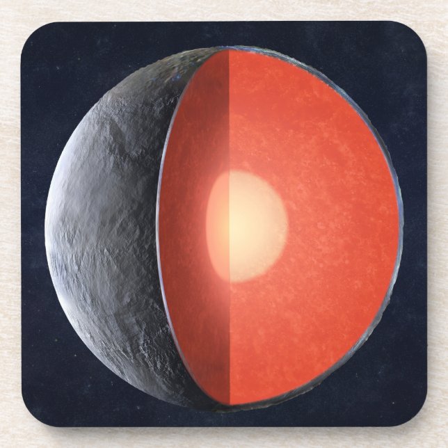 How A Rocky Planet Forms. Beverage Coaster (Front)