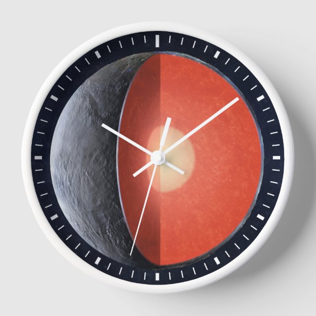 How A Rocky Planet Forms. Clock (Front)