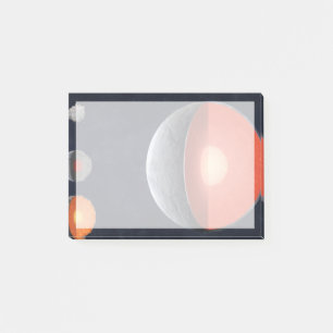 How A Rocky Planet Forms. Post-it Notes