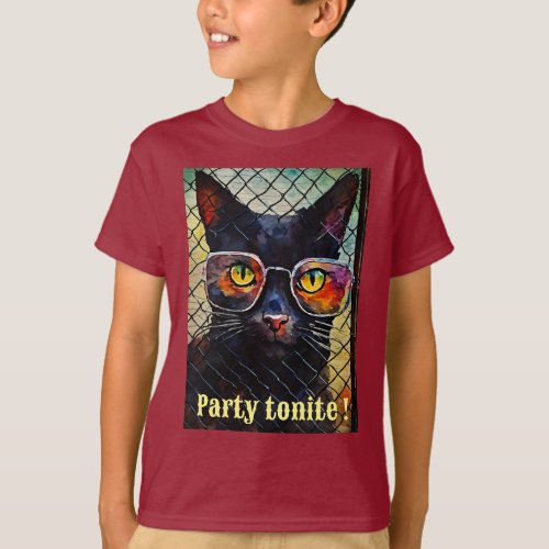 How about Cool Cat Celebration Tee or Party  T_Shirt