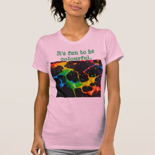 How about: "Fun and Colorful: Bella Canvas T-Shirt