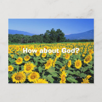 How about God? Postcard