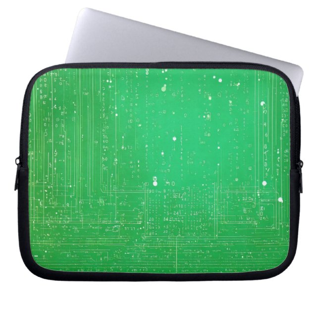 How about "MintGlow: Light Green Laptop Case"? Sleeve (Front)
